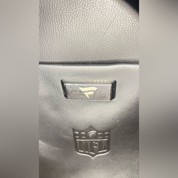 Vessel Signature 2.0 Black Tote Bag Leather Purse Large Travel Case NFL Logo - Picture 9 of 10